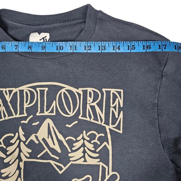 MTV Women's Explore Crewneck Sweatshirt Slate Gray L - Picture 5 of 7